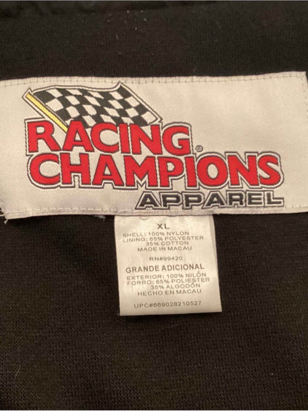 Racing Champions Ford Racing NASCAR  Blue and Black Bomber Jacket Size XL - Picture 10 of 14